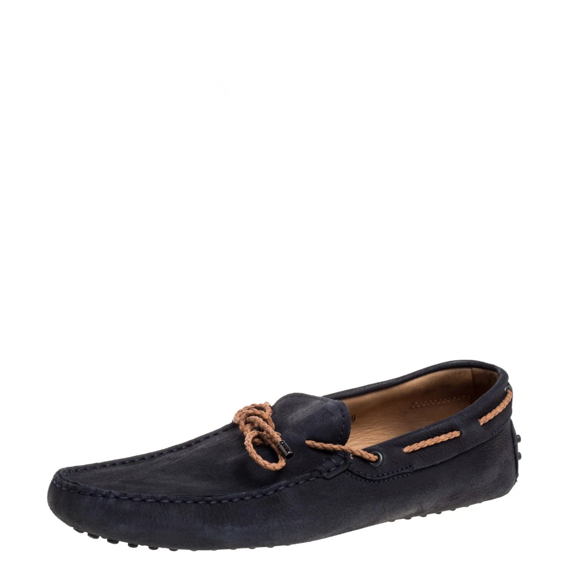 TOD’S Mocassini da guida in pelle scamosciata blu navy Tod's taglia 43