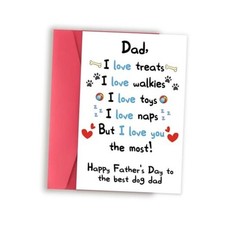 Funny Dog Dad Fathers Dayard from Son Daughterute Dog Dad Gifts for Men, C