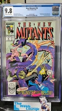 New Mutants #76 CGC 9.8 Off White / White Pages Marvel Comics 1989