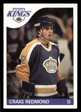 1985-86 Topps Craig Redmond #121 - Los Angeles Kings - NM+