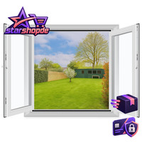 Fliegengitter Fenster 130X150Cm 2 StüCk Zuschnitttbar Ohne Bohren Schutz