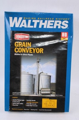 Walthers Cornerstone HO Scale 933-3124 Grain Conveyor Building Kit (Open Box)