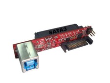 IUSB3SA6G SATA III/SATA II Drive to USB 3.0 Type-B (F) mini Vertical Adapter