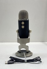 Blue Yeti USB Multi-Pattern Condenser Microphone Black Silver As-Is