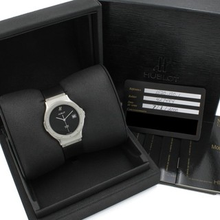 Men's Hublot MDM Ref.1520.100.1 Black Dial Watch W/ Box & Papers #W323600 2