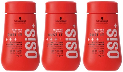 OSiS+ Dust It Volume Powder 10g - Mattifying Texturizing Strong Hold Hair Care