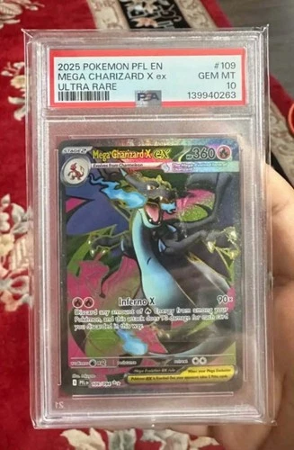 2025 Pokemon TCG Me02 Phantasmal Flames Mega Charizard X ex 109/094 Ultra Rare …