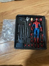 MAFEX No75 Spider-Man Comic Ver 1/12 Action Figure Complete Alt Stand #800