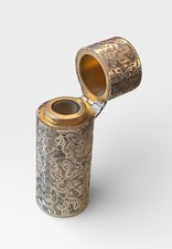 Victorian Sterling Silver Scent Bottle Chester 1894 Saunders & Shepherd