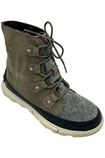 Sorel Women's Explorer II Joan Cozy Boots Sage/Fawn