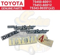 Original Toyota 1969-1986 Land Cruiser FJ40 BJ40 40Er Emblem Platte F/S