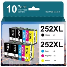 T252XL Ink For Epson 252XL Ink Cartridge for WorkForce 3640 7210 7720 7710 7720
