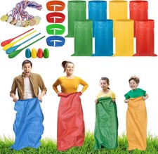 25 PCS Potato Sack Race Bags, Outdoor Games Bags Set Includes...