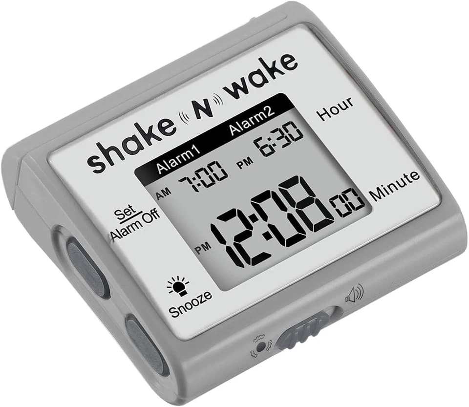 Vibrating Alarm Clock - Shake N Wake - Silent Alarm Wristband Watch - with Du... - Image 4 of 4