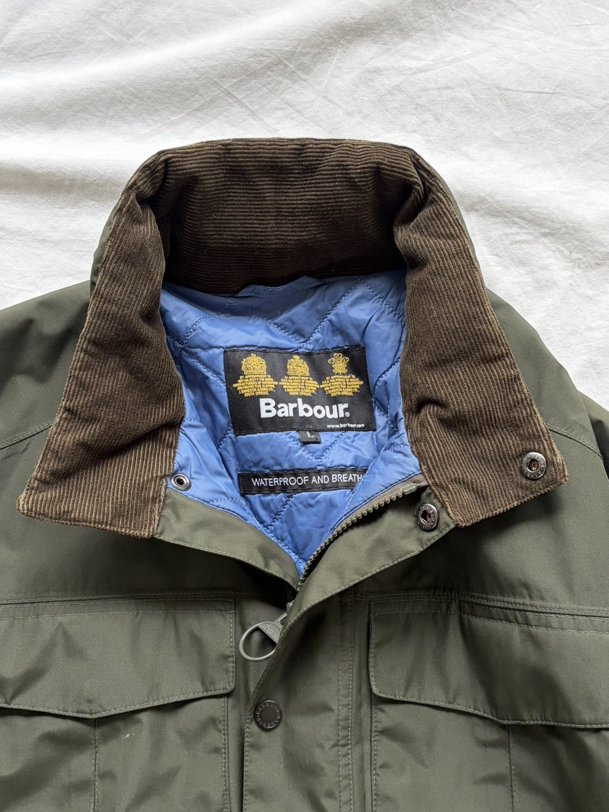 BARBOUR HEXHAM WATERPROOF JACKET - LARGE - image 3