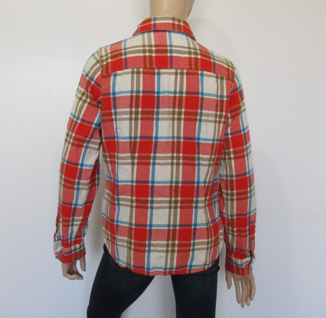the NORTH FACE M Medium Womens Long Sleeve Top Button Down Flannel Shirt thumbnail 4