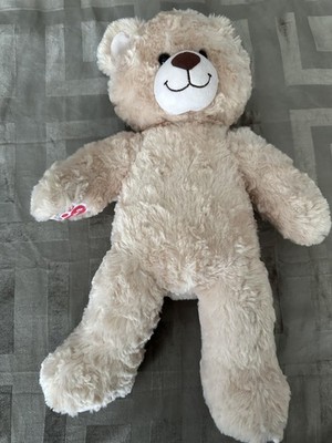 Build-A-Bear Workshop Teddy Bear Plush Tan Beige B-A-B Paw Patch No Clothes