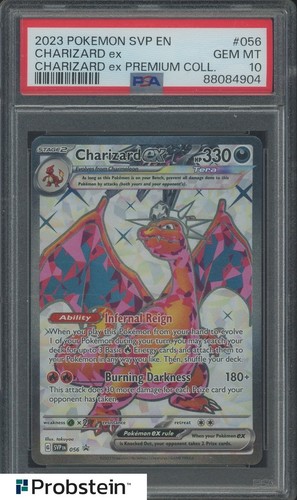 2023 Pokemon SVP EN Premium Collection #056 Charizard ex PSA 10 GEM MINT