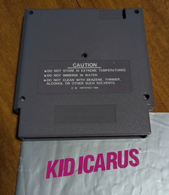 Kid Icarus 5 Screw Hangtab (Nintendo NES) Complete in Box CIB