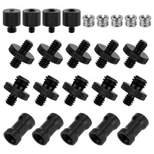 Mic Stand Adapter Thread 3/8 Female To 1/4 Male Camera Screw 24 PCS