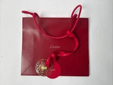 Cartier 100% Authentic Shopping Bag Tote 10x8.75x3.5 EMPTY BAG FREE SH