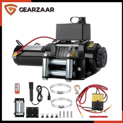 Elektrische Seilwinde 3000LBS ATV Elektrowinde Motorwinde Offroadwinde 12V Funk