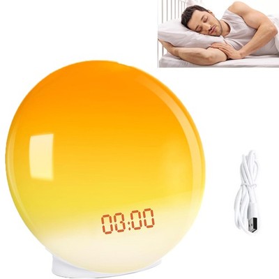 Neu Tageslichtwecker Wake Up Licht Lichtwecker Radiowecker Sonnenaufgang USB