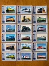 Trains of the World - Trading Cards Chinese Set of 100 cig 62