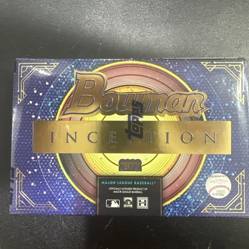 2022 BOWMAN INCEPTION FACTORY SEALED BASEBALL HOBBY BOX TRADING CARDS 2 AUTOS!!