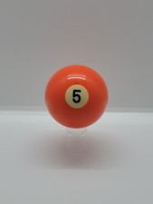 Vintage Brunswick Heritage Pocket 5 Five Ball Pool Billiards Orange