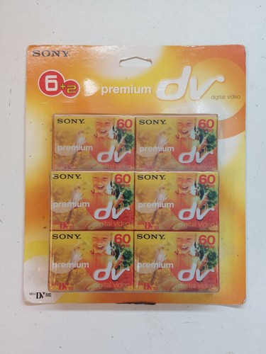 SONY Pack de 8 Cintas Premium DV 60
