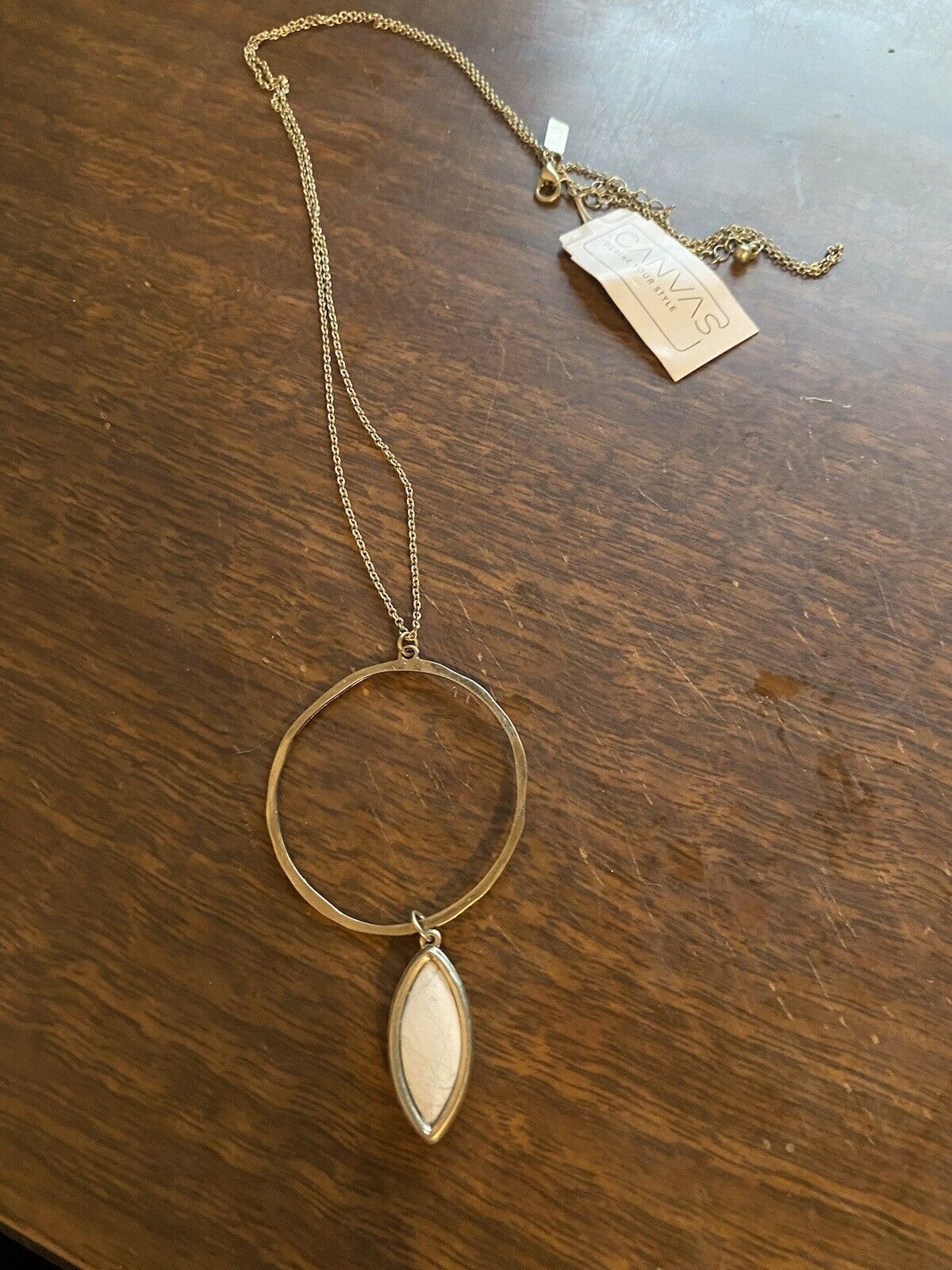 Collar Colgante JOYERÍA LONA Tono Plata Nuevo