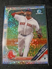 DENYI REYES 2019 Bowman Chrome Draft Sparkle Refractors BDC142 Boston Red Sox