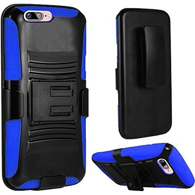 GSA Armor Hybrid Kickstand Case w/Holster For iPhone 8 Plus & 7 Plus (5.5'') -