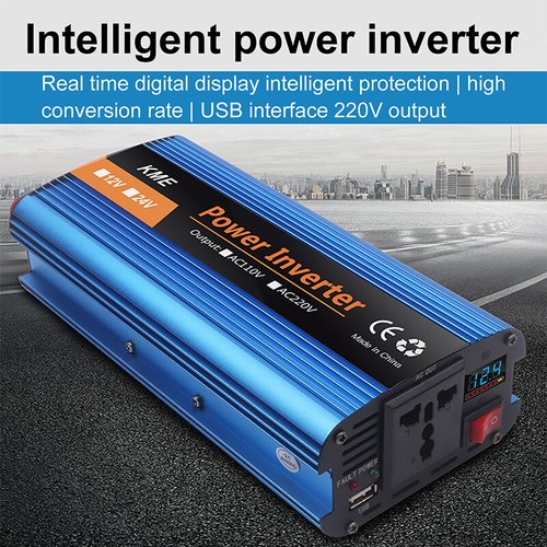 Convertitore di tensione 600W/2000W/2600W inverter DC 12V/24V a AC 220V inverter - Foto 6 di 14
