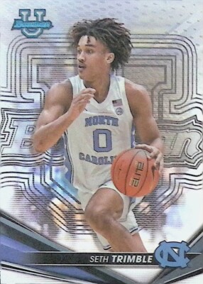 2022-23 Topps Bowman's Best U University UNC North Carolina Seth Trimble