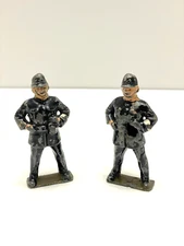 Lot of 2 John Hill Co Hollow Cast Lead Policeman Figures, England