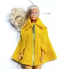 Vintage 1970's MEGO Maddie Mod #1742 "CLOTHES CAPER" Yellow Zipper Cape ~ EXC