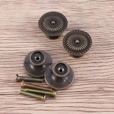 4 pcs drawer screw knob Vintage Single-hole Knob