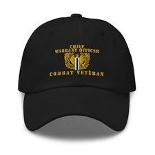 Dad hat - Army - Chief Warrant Officer 5 - CW5 - Combat Veteran