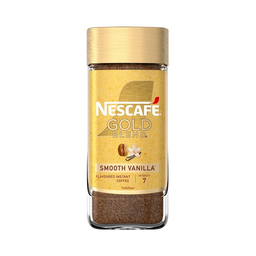 Nescafe Gold Blend Smooth Vanilla Instant Coffee Jars 95g - Pack