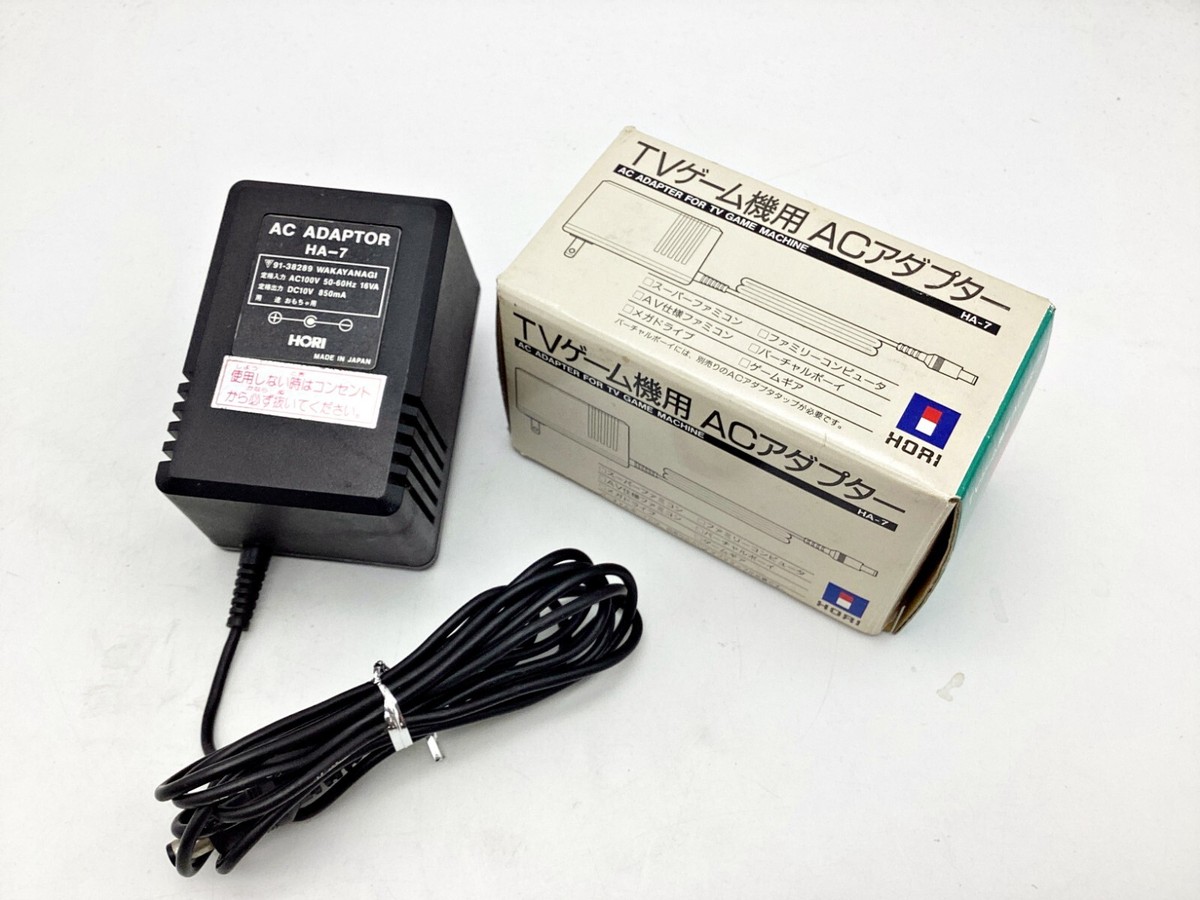 Nintendo Super Famicom AC adapter HA-7 HORI Boxed Japan 1 Week to 