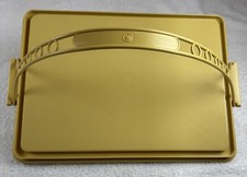 Tupperware Harvest Gold 9 X 13 Cake Carrier 622-5 And Handle 624-28