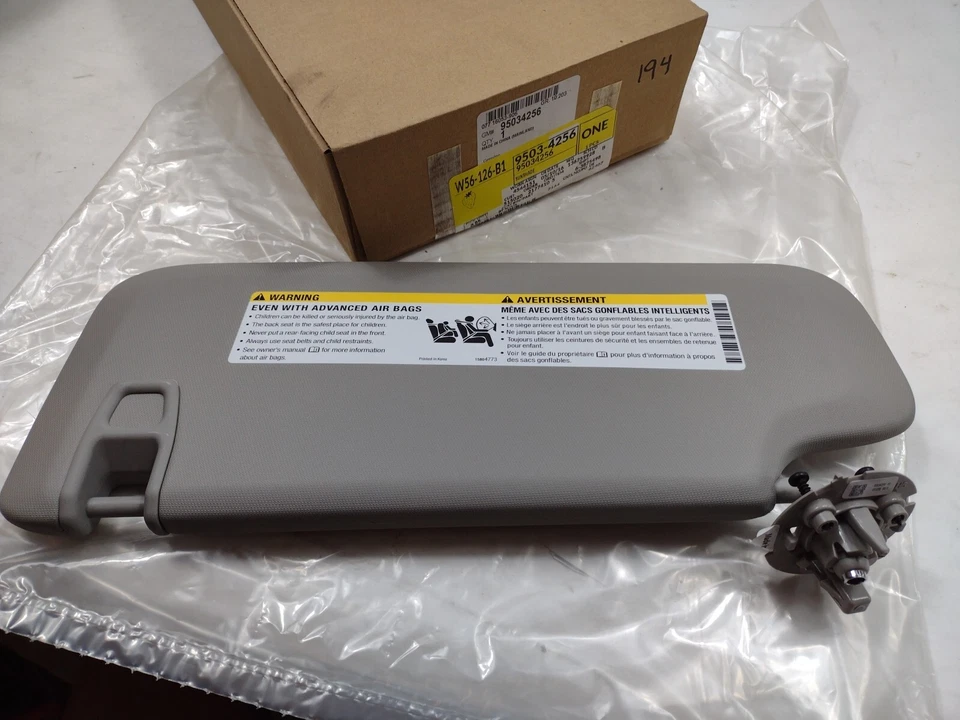 Parasol genuino OEM GM Chevrolet Cruze 2011-2016 95034256 Foto 2 de 4