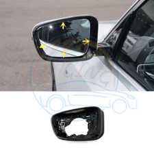 Glossy Black Left Side Rearview Mirror Support Frame For BMW G20 3-Series 19-23