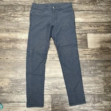 Lululemon ABC Commission Pant Stretch Chino Blue Mens 32x31 LM5609S Slim TC