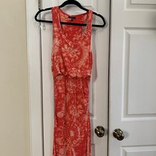 Monteau Dress Tie Dye Bohemian Hippie Dreas S Long New