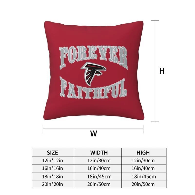 Atlanta Falcons Forever Faithful Throw Pillow Covers