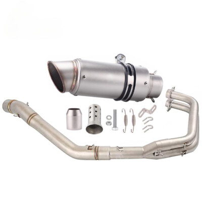 for Yamaha YZF R3 R25 MT-03 2015-21 Full System Exhaust Header Link Pipe Muffler