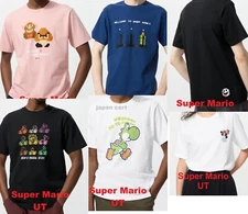 Uniqlo Archive Super Mario UT Graphic T-shirt Short Sleeve Cotton Unisex Japan
